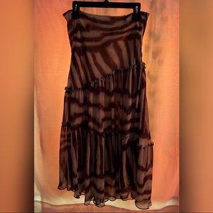 GROOVY THRIFTED GREEN MAXI SKIRT